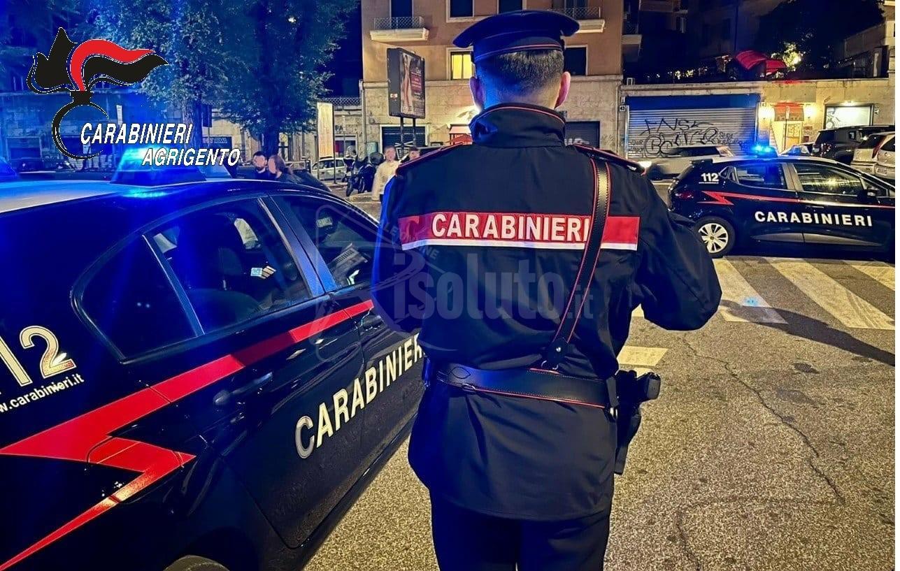 Servizio straordinario di controllo del territorio dei carabinieri di Agrigento, sei denunce e tre patenti ritirate
