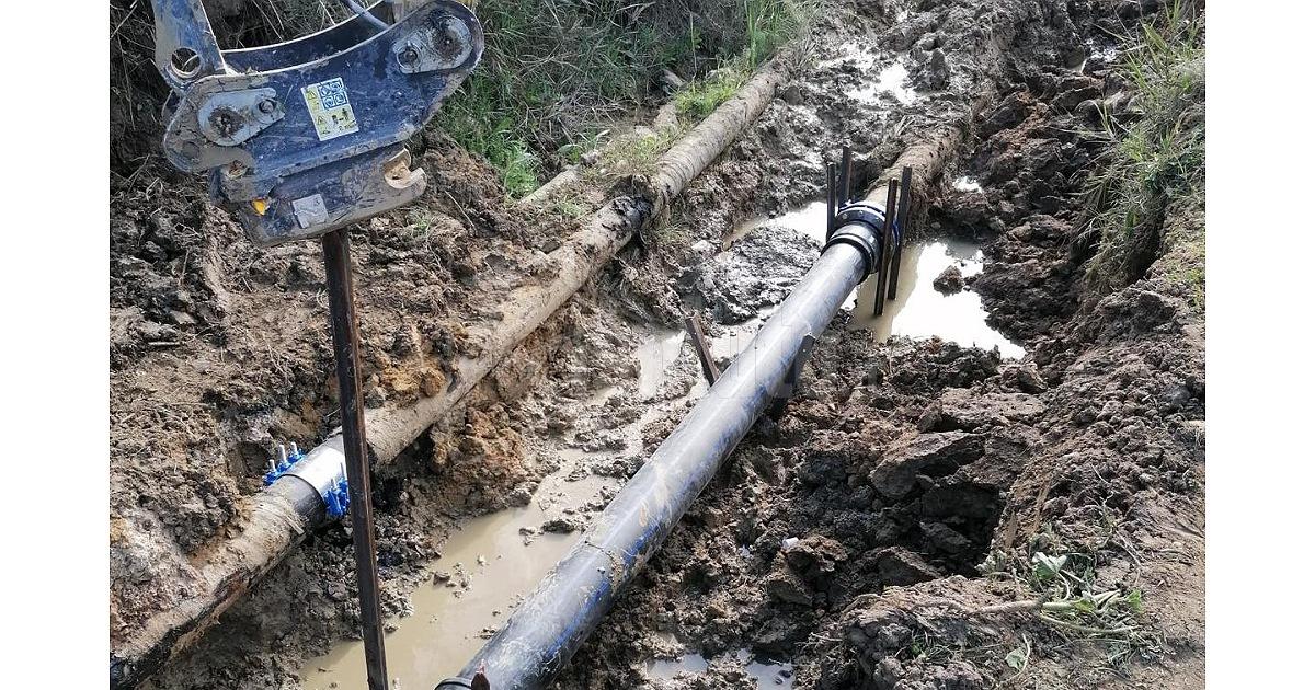 Menfi senz'acqua da due giorni per un guasto alla condotta, si lavora senza sosta alla riparazione