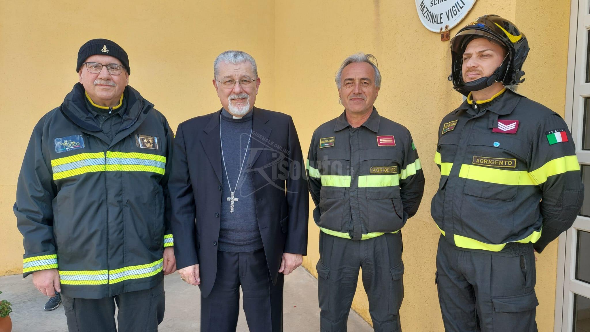 Sciacca, Arcivescovo in visita alle forze dell'ordine: "Anche in questi territori c'è disagio sociale" (Video)