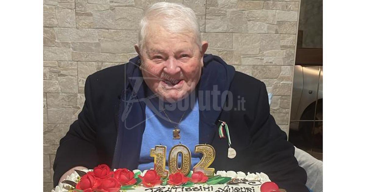 Nonno Paolo di Sant'Anna festeggia 102 anni
