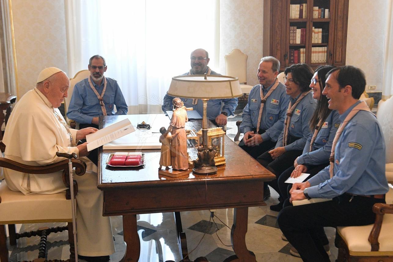 Il gruppo Agesci incontra Papa Francesco, tra i delegati anche la saccense Daniela Ferrara