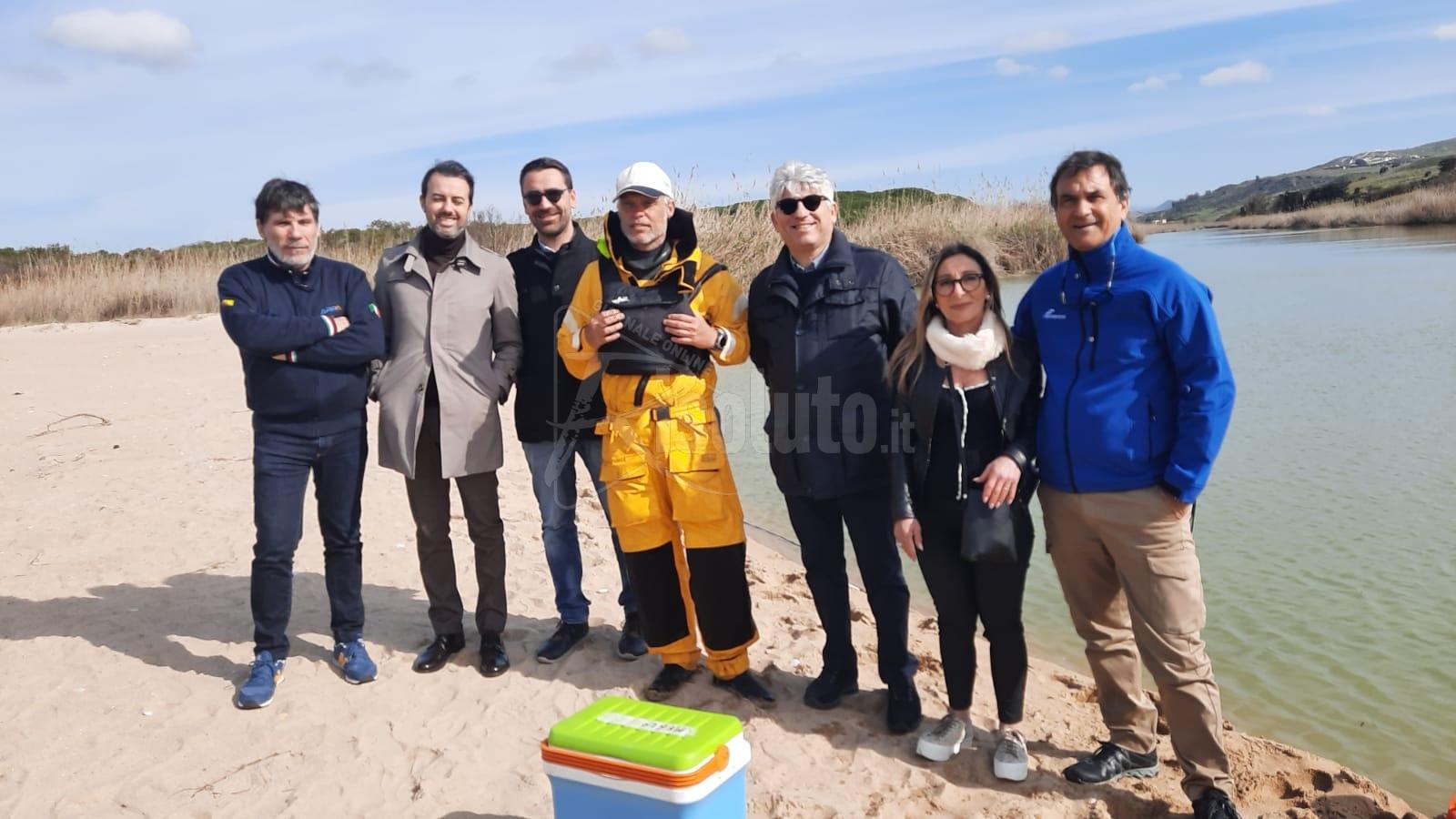 Marevivo, Andrea Barbera naviga sul Platani la sensibilizzazione ambientale