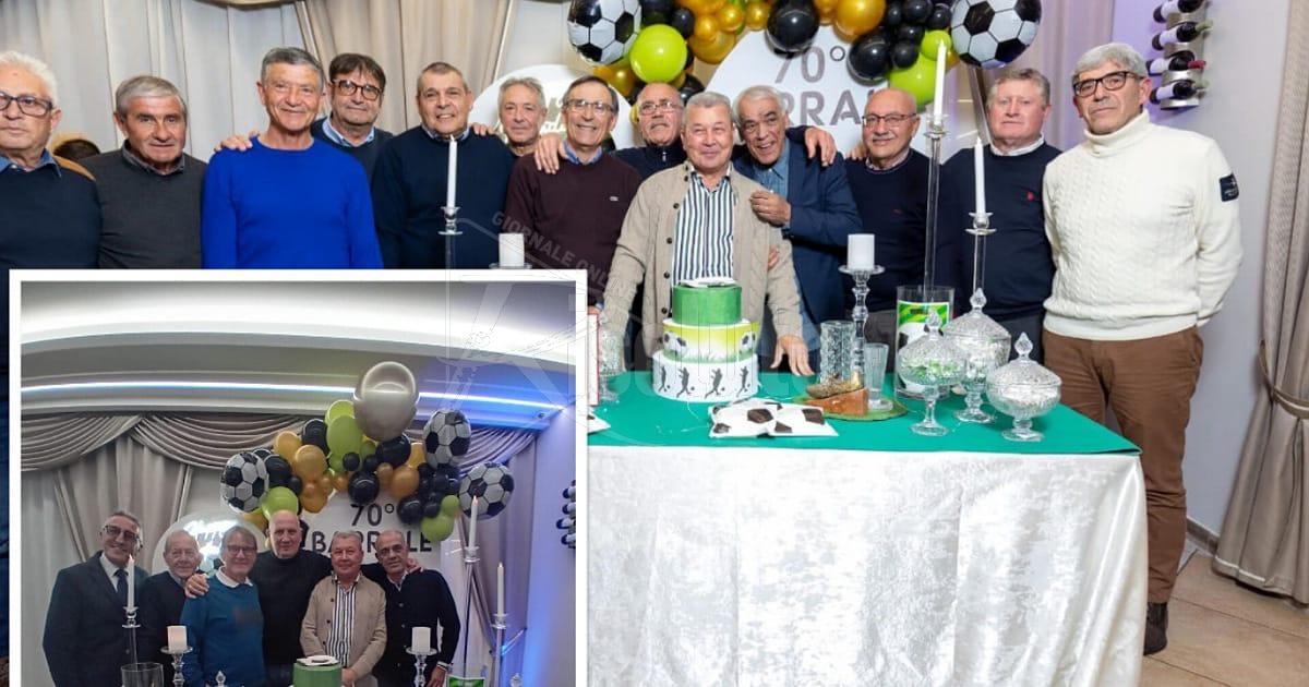 Reunion delle vecchie glorie dello Sciacca per i 70 anni di Barrale