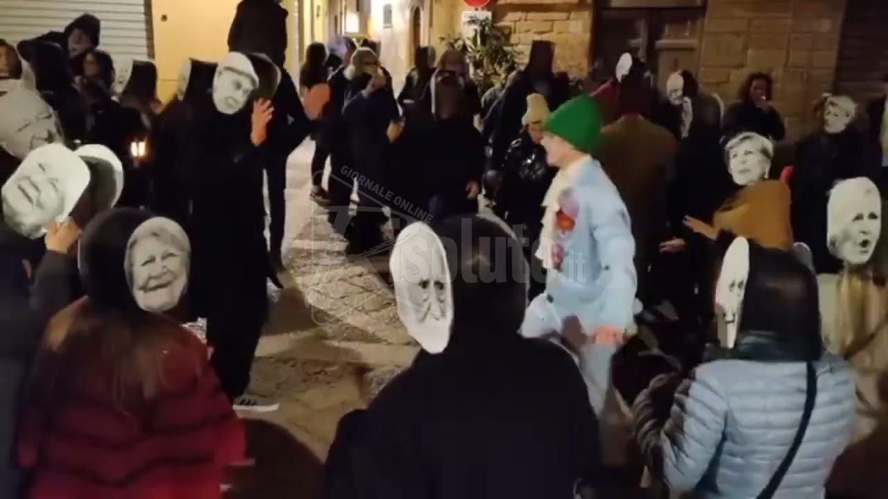 E' tornato "Peppe Nappa" per le strade di Sciacca, prima iniziativa degli eventi collaterali del Carnevale (Video)