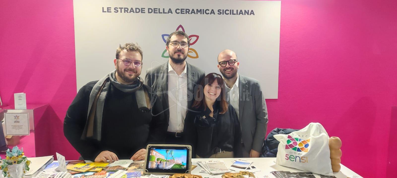 Delegazione saccense alla Bit di Milano