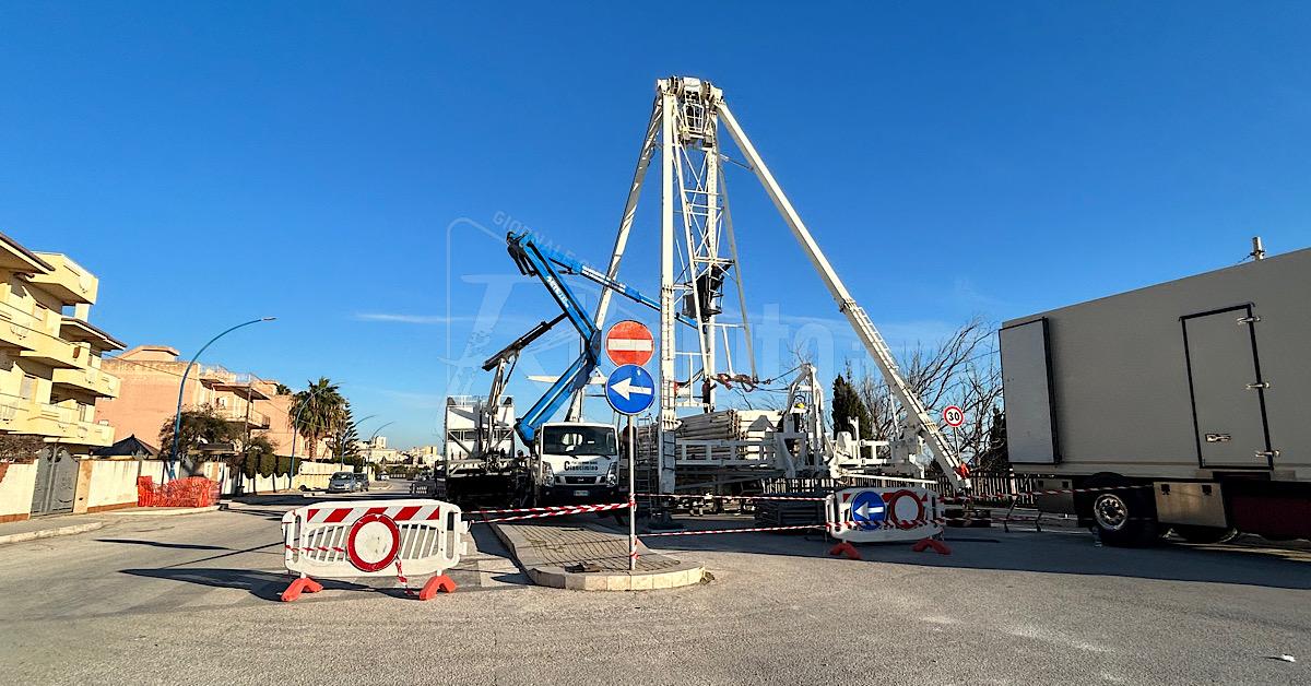 La via Allende si prepara ad accogliere il Carnevale di Sciacca 2024