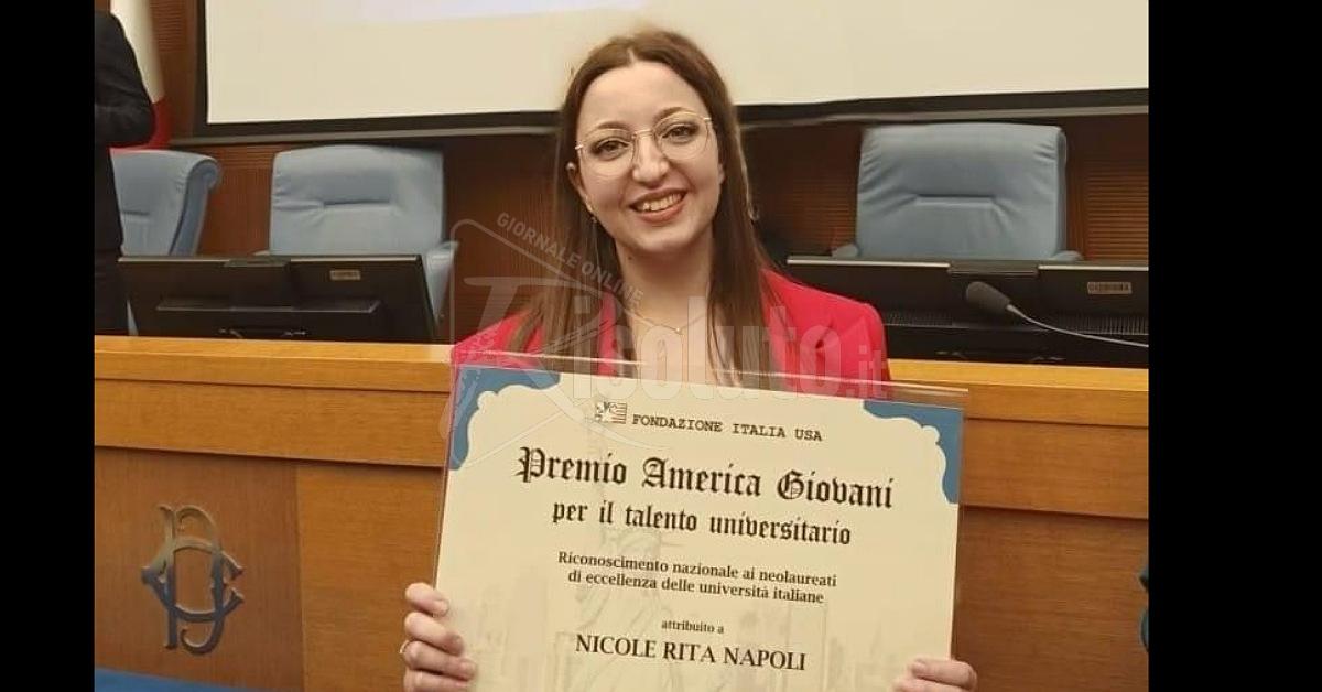 Nicole Napoli di Menfi vince il premio America Giovani