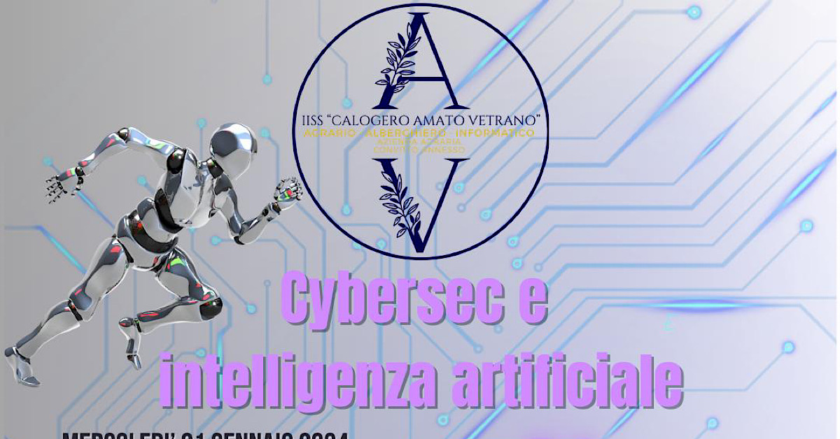 “Cybersec e intelligenza artificiale”, incontro formativo all'istituto Amato Vetrano di Sciacca