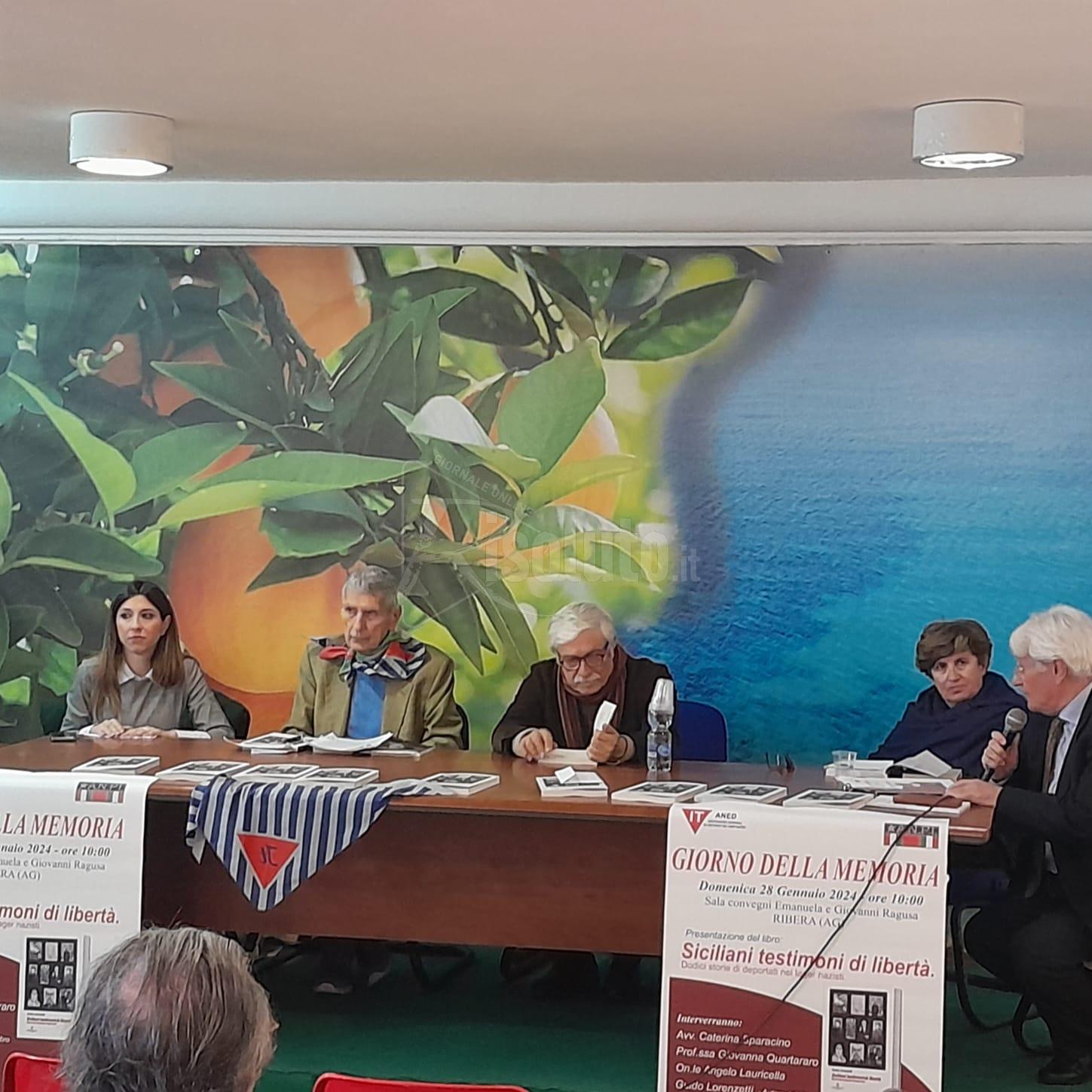 Presentato a Ribera il libro di Guido Lorenzetti, ricordata la storia di Calogero Sparacino