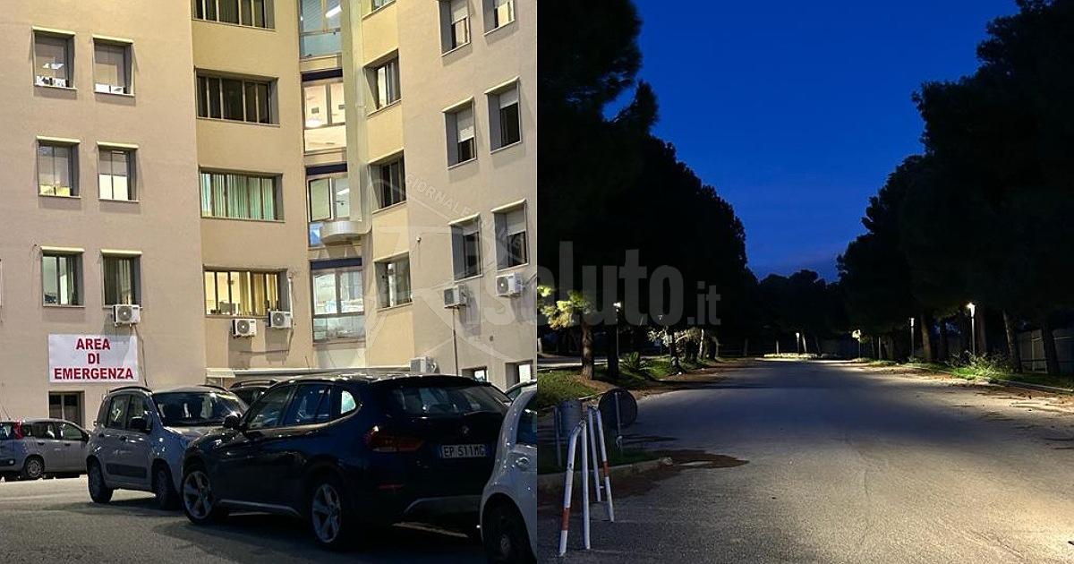 Parcheggio selvaggio davanti al Pronto soccorso di Sciacca