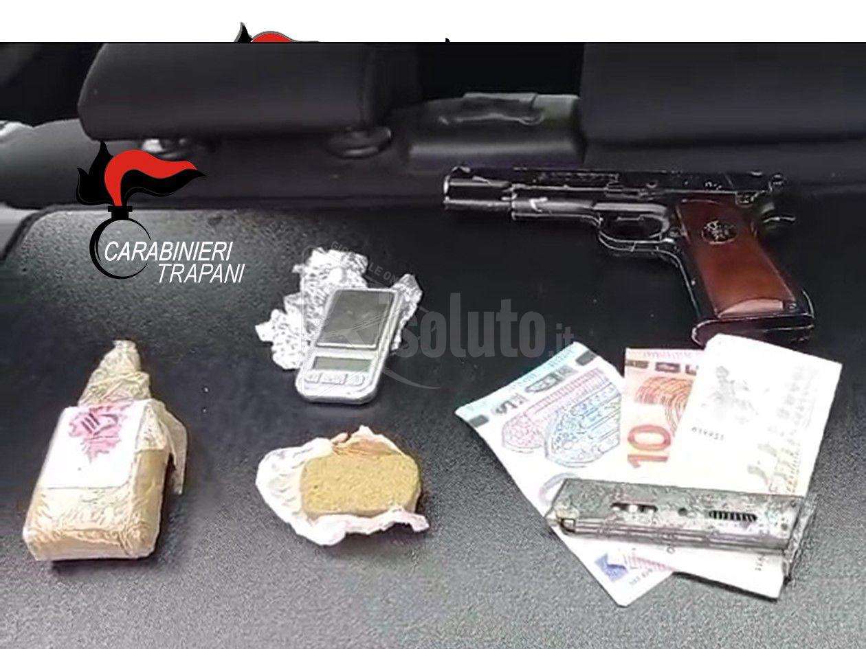 Armi e droga in comunità, arrestato ventenne a Salemi