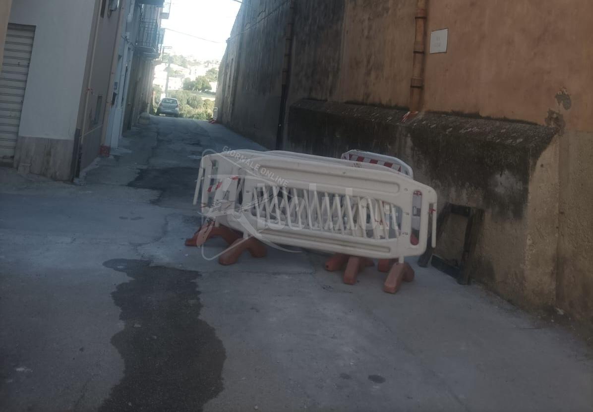 Si lavorerà sabato 30 dicembre per riaprire al transito via Piave a Sciacca, lavori della Curia