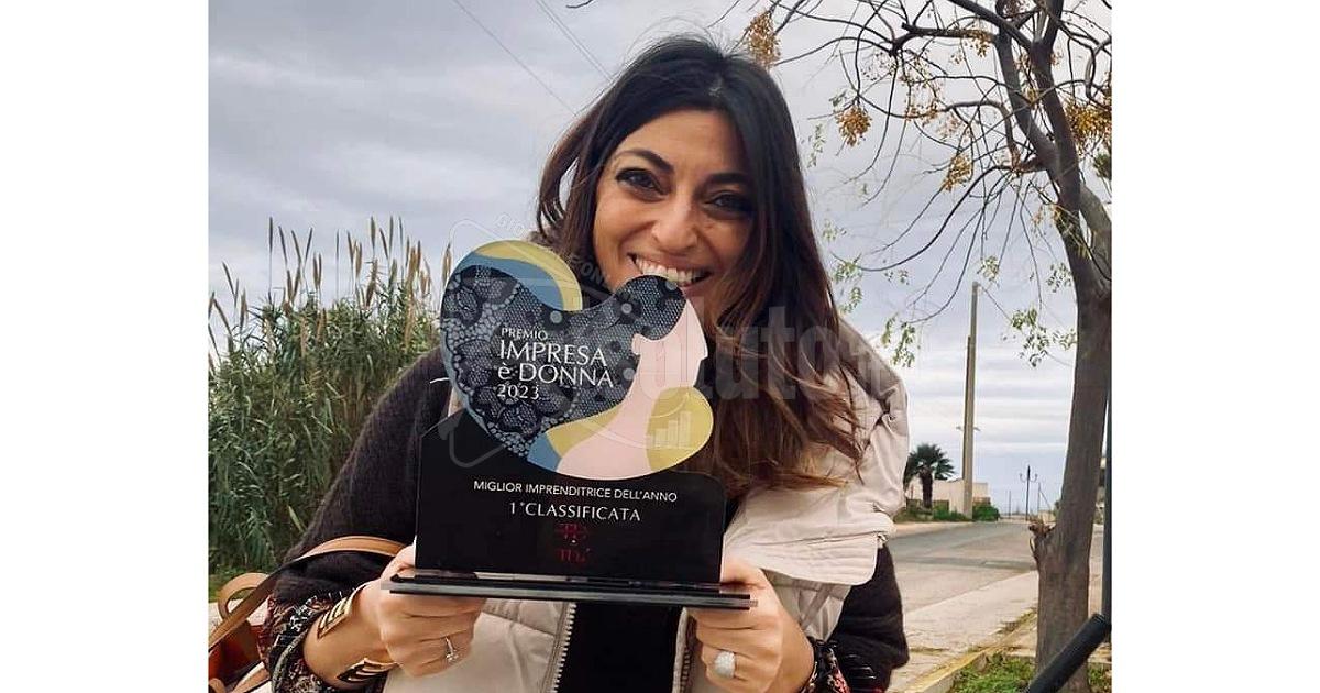 Viviana Rizzuto vince il premio "Impresa e' Donna" 2023 di Confcommercio