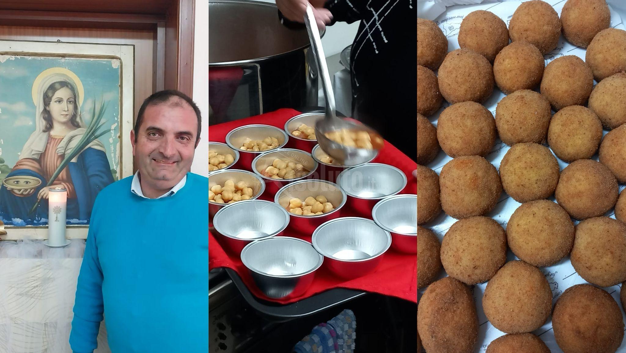 Cuccia e arancine anche per gli assistiti dalla San Vincenzo oggi a Santa Margherita Belice