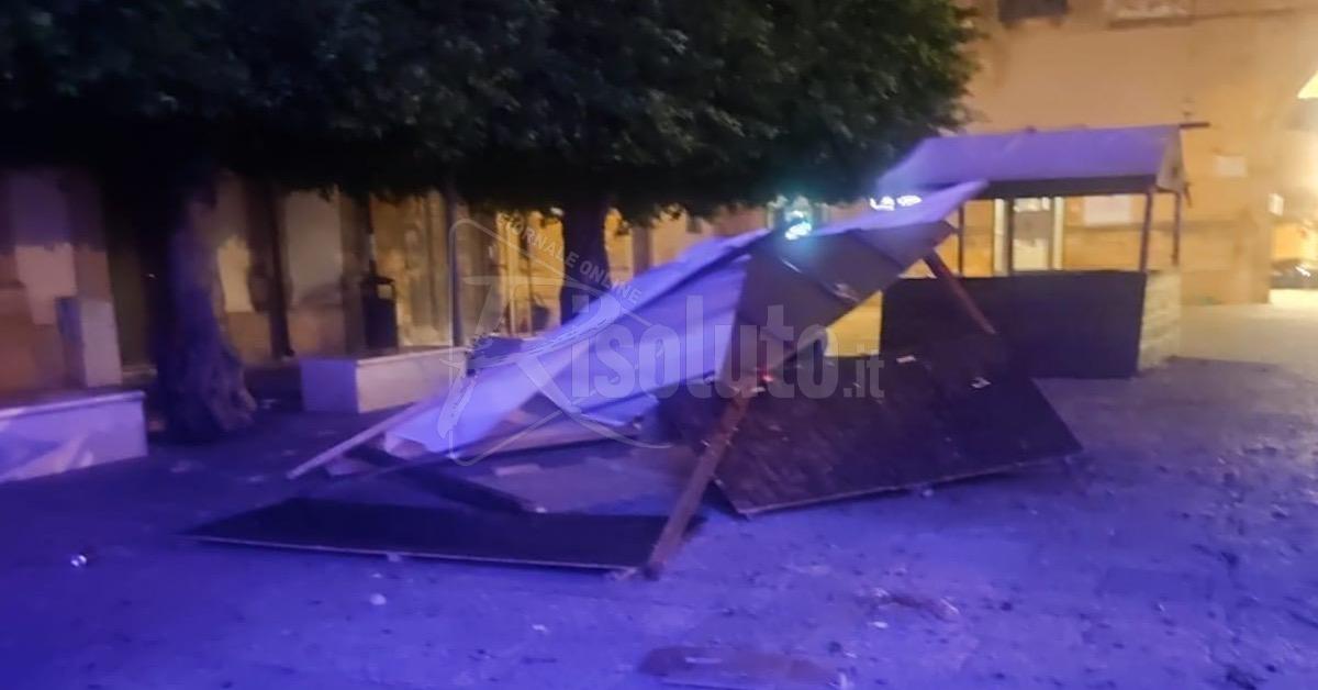 Vandalizzata casetta del mercatino di Natale di Castelvetrano 
