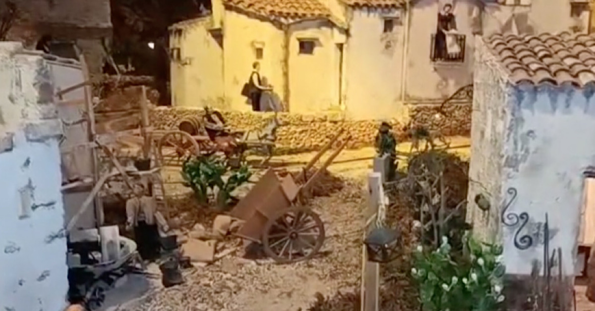 Menfi, dopo 12 anni ritorna il Presepe di contrada Cinquanta (Video)