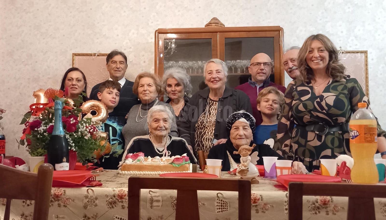 La nonnina di Sciacca Maria Aurelia ha festeggiato 102 anni
