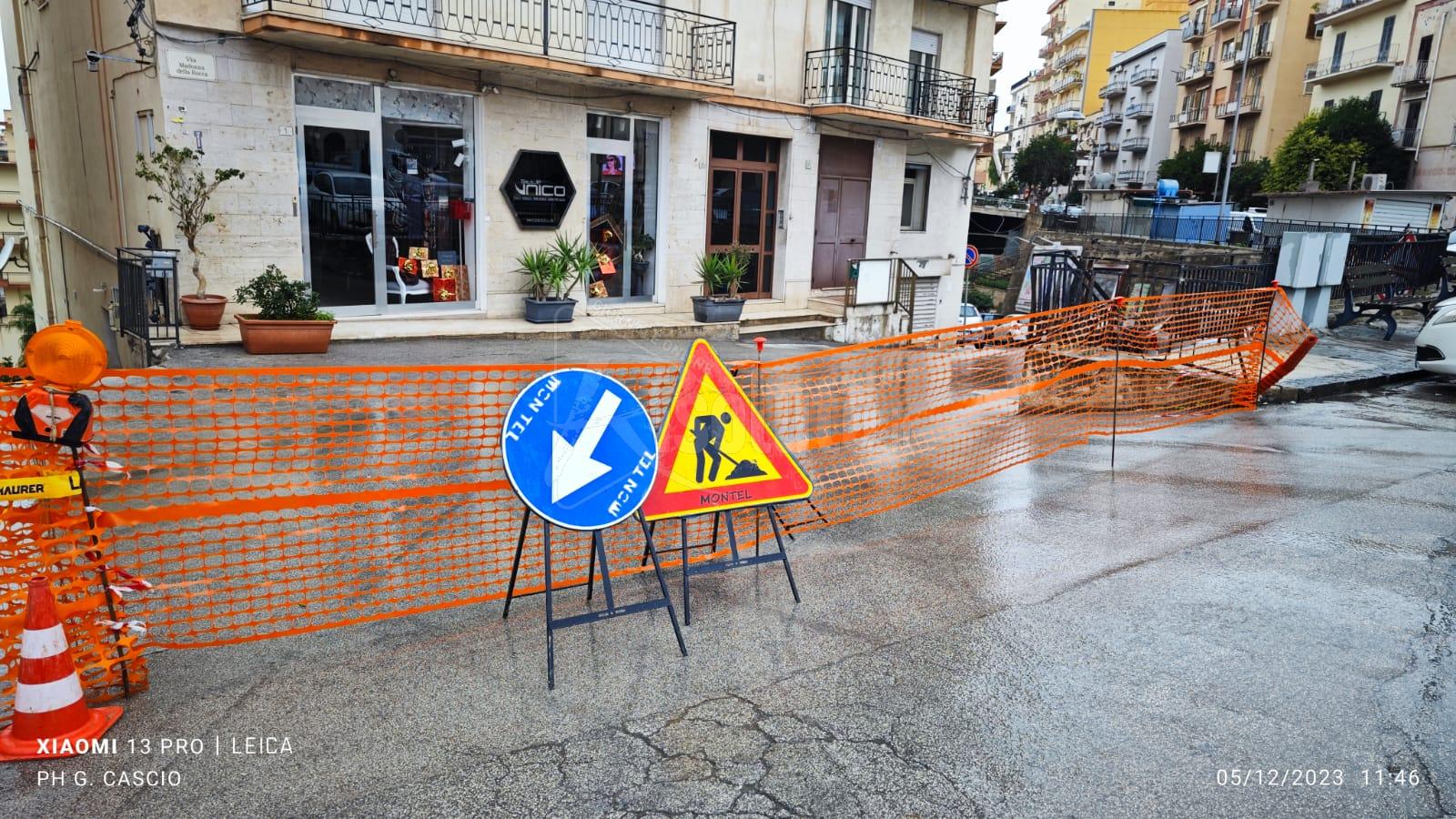 Strade chiuse, nessuna comunicazione e caos questa mattina a Sciacca