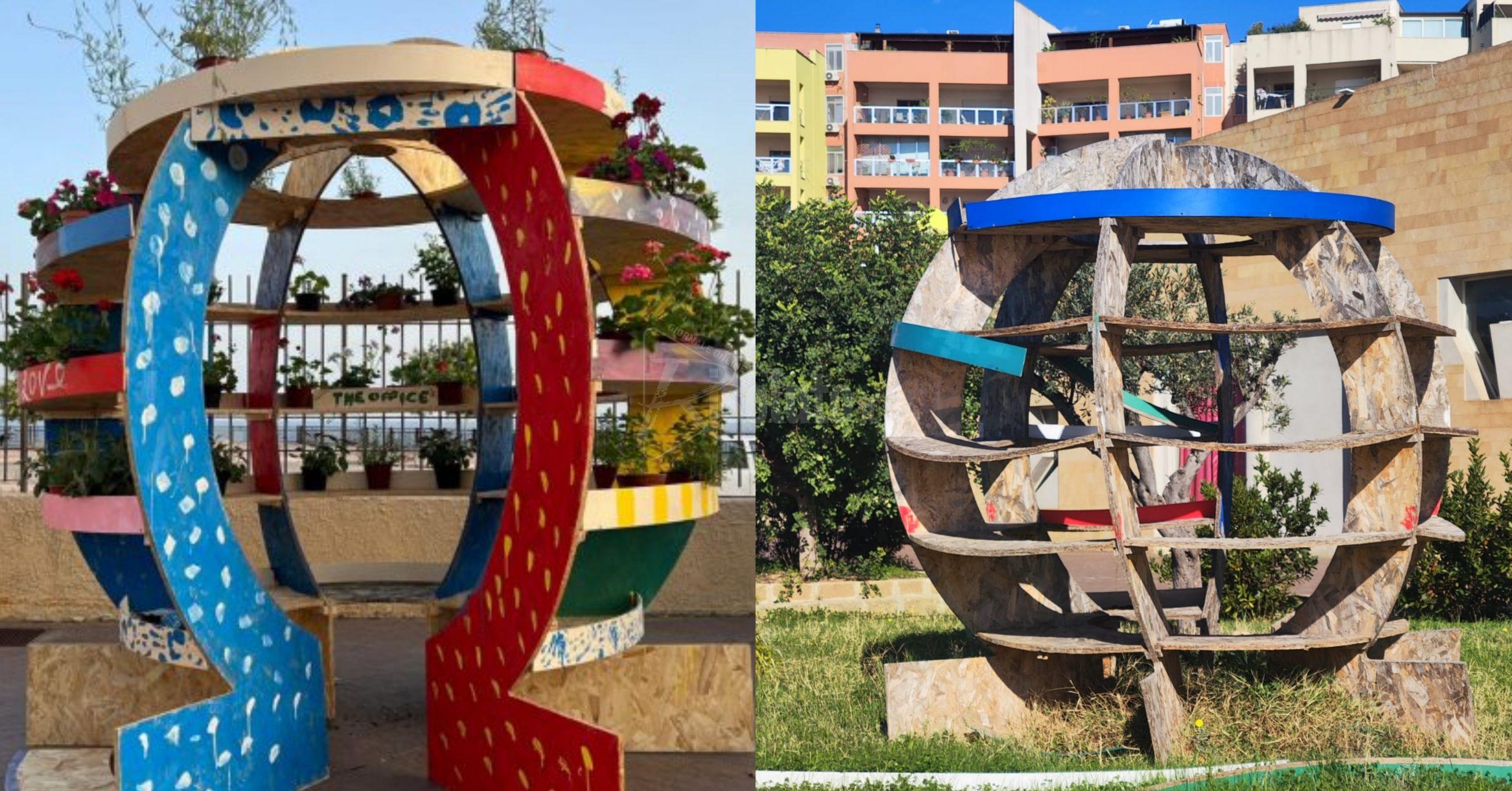Abbandonati i Giardini Verticali del Museo del Carnevale di Sciacca