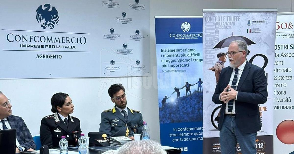 "Io non ci casco", Confcommercio Agrigento per la difesa degli anziani dalle truffe