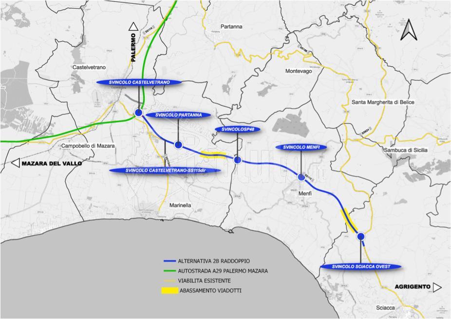 Ammodernamento della SS 115 nel tratto che collega Sciacca a Castelvetrano, La Mendola:  "Un tracciato green che impegnerebbe 780 milioni di euro"