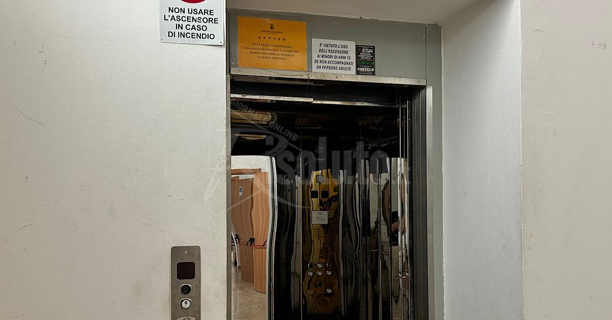 Ancora un altro guasto per l'ascensore del Comune di Sciacca
