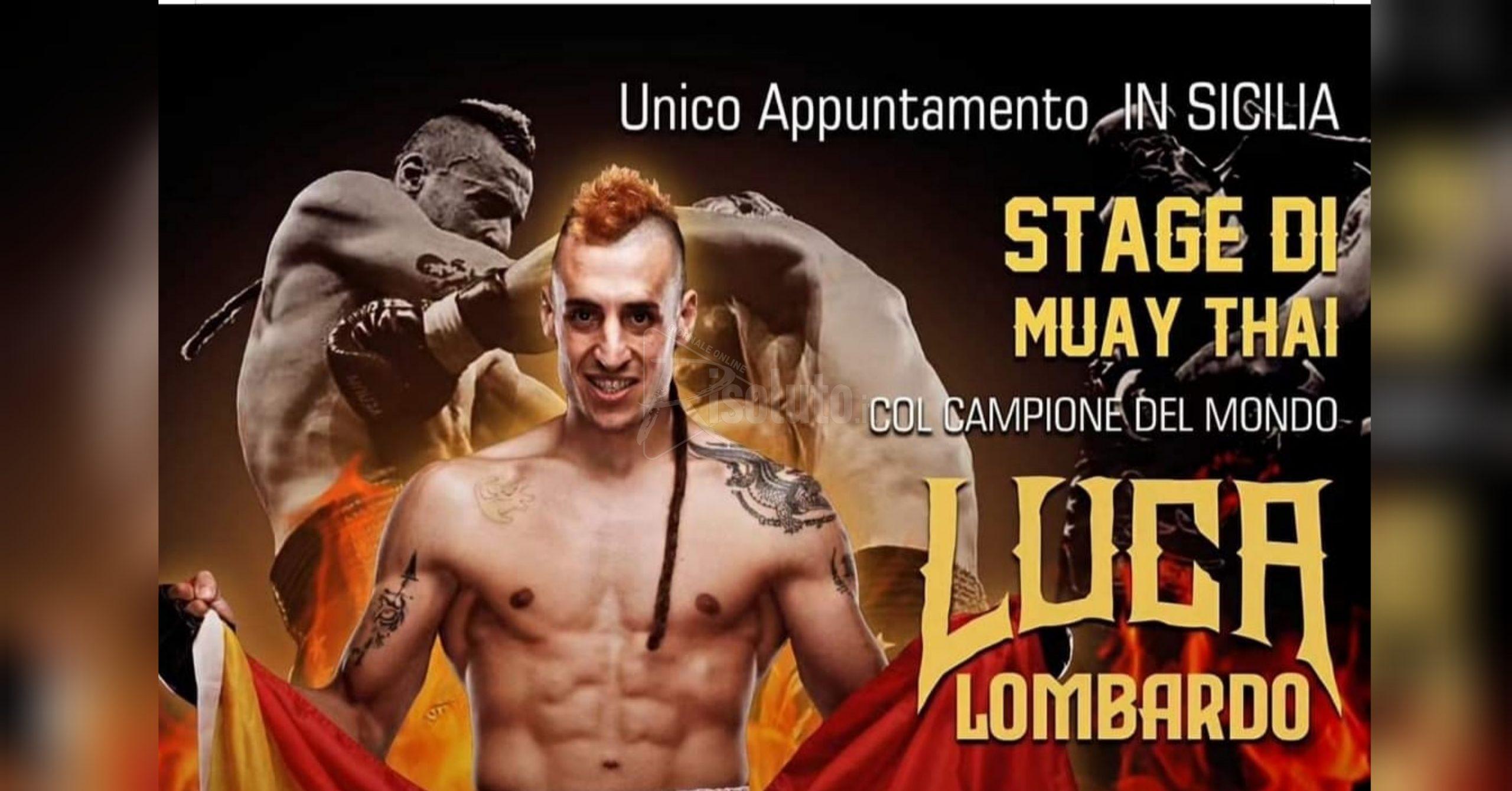 A Menfi uno stage di Muay Thai con il campione mondiale Lombardo