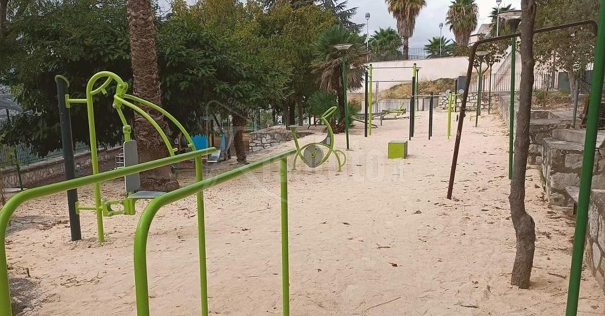 Villafranca Sicula, percorso fitness all'interno della villa comunale con fondi Pnrr (Gallery)