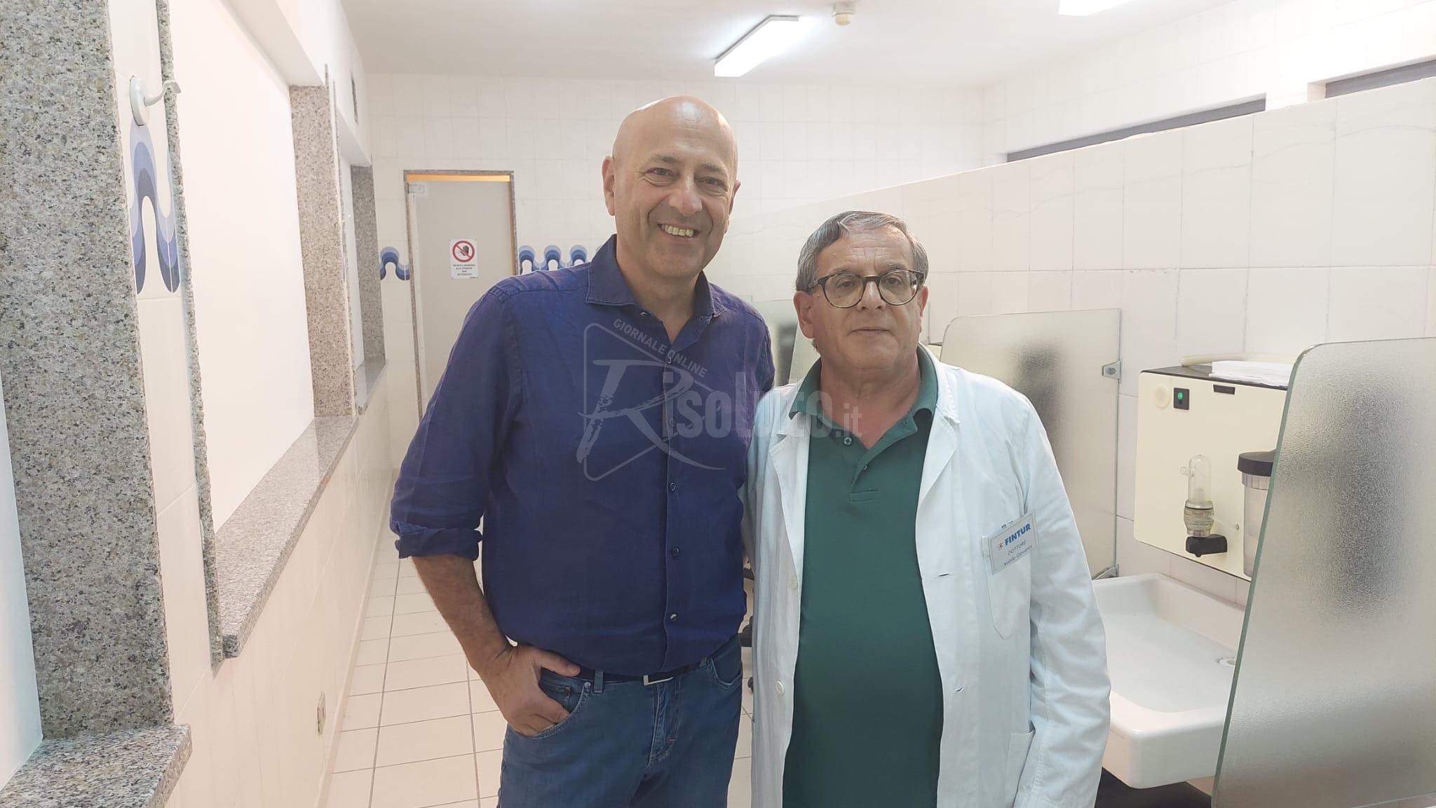 Cure termali agli esterni a Sciaccamare con la prescrizione medica, Mangia: “Potenzieremo ulteriormente l’attività” (Video)