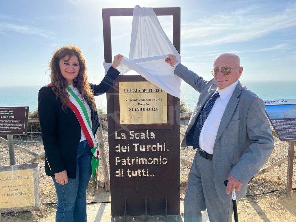 Targa a Scala dei Turchi, il sindaco Lattuca: "Prossimo step istituzione di una Fondazione" (Video)