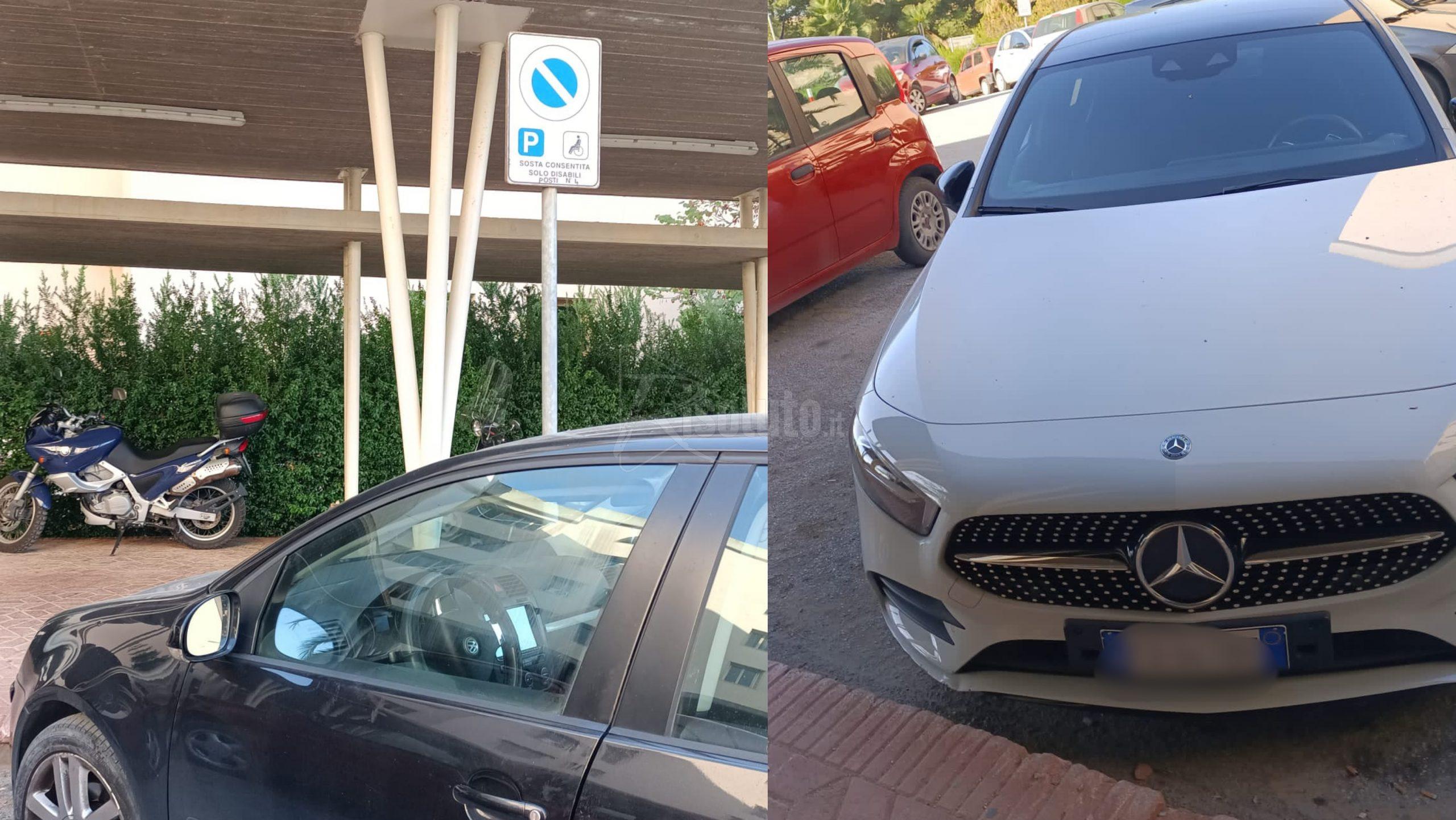 Parcheggi per disabili occupati abusivamente all’ospedale di Sciacca