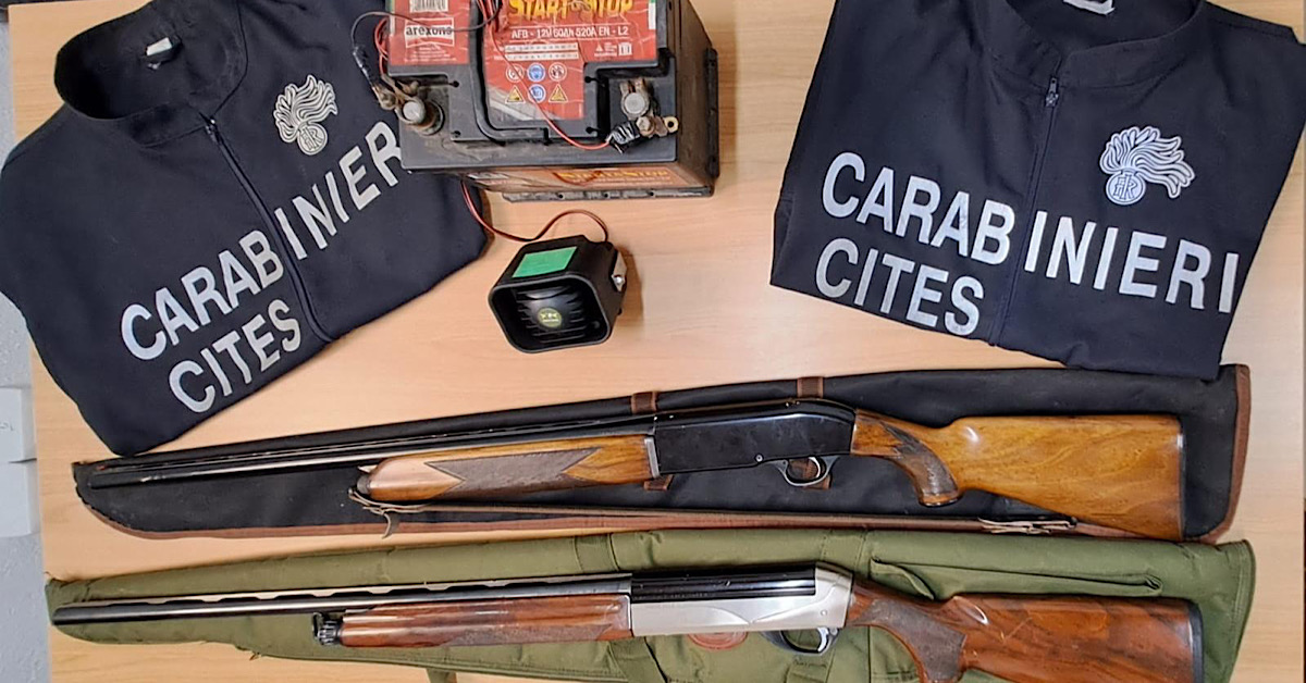 Caccia, intensificati i controlli: multe per i richiami acustici 