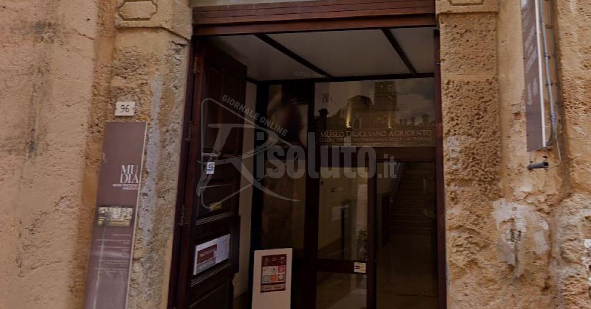 L’esterno del Museo Diocesano Agrigento