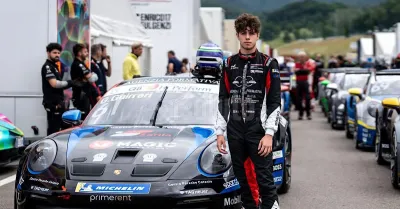 Primi punti per Giuseppe Guirreri nella Porsche Carrera Cup Italia a Monza
