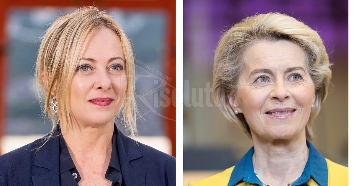 Ursula Von Der Leyen e Giorgia Meloni domani a Lampedusa