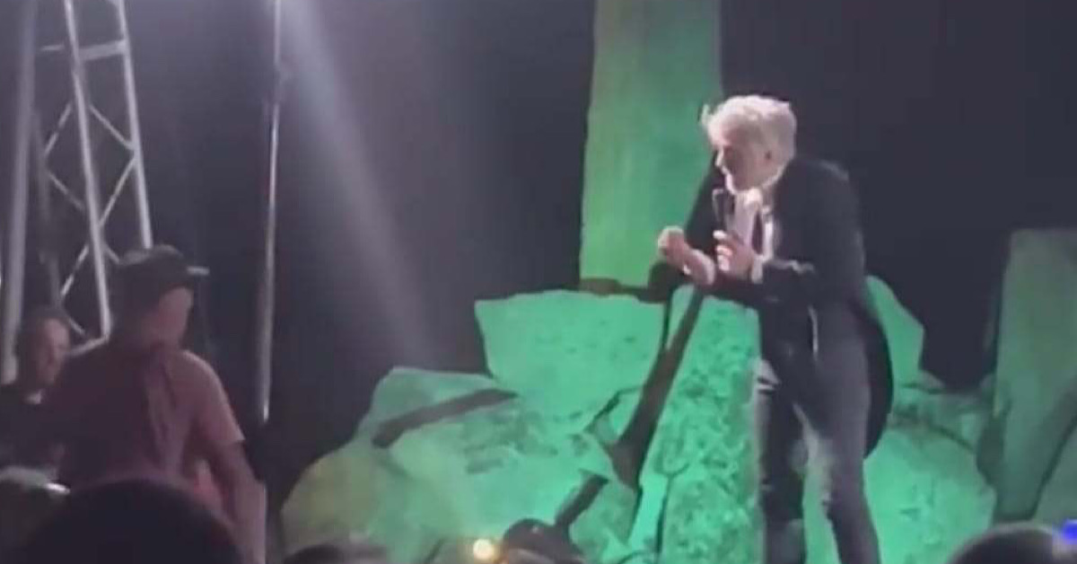 Morgan insulta il pubblico a Selinunte: “Bifolchi, avete rotto il c…”