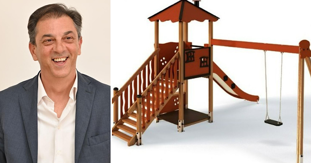 L'opposizione in consiglio comunale dona un'area giochi ai bambini di Menfi