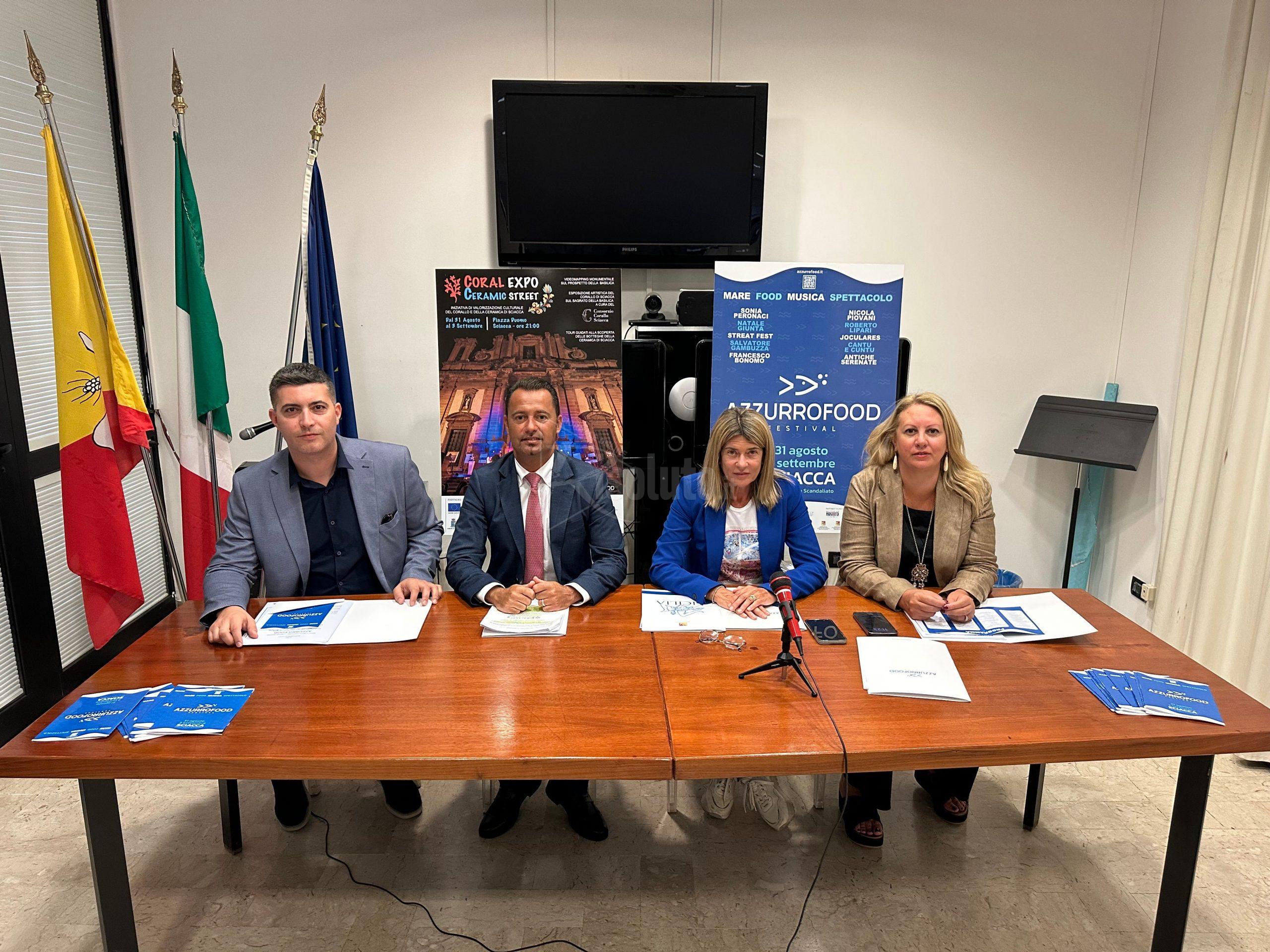 Decima edizione di Azzurro Food, ieri la presentazione a Palermo all'Assessorato del Turismo