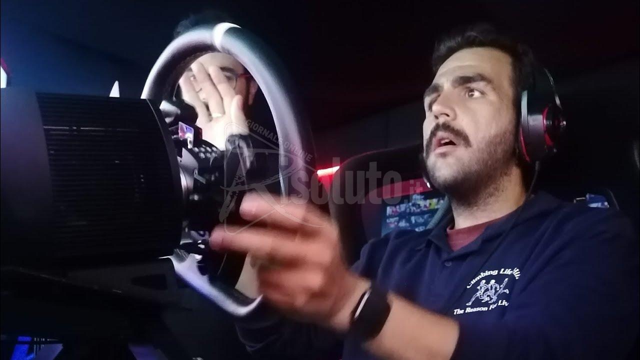 Ignazio Boschetto si concede una serata tra go-kart e simulatori al circuito di Triscina (Video)