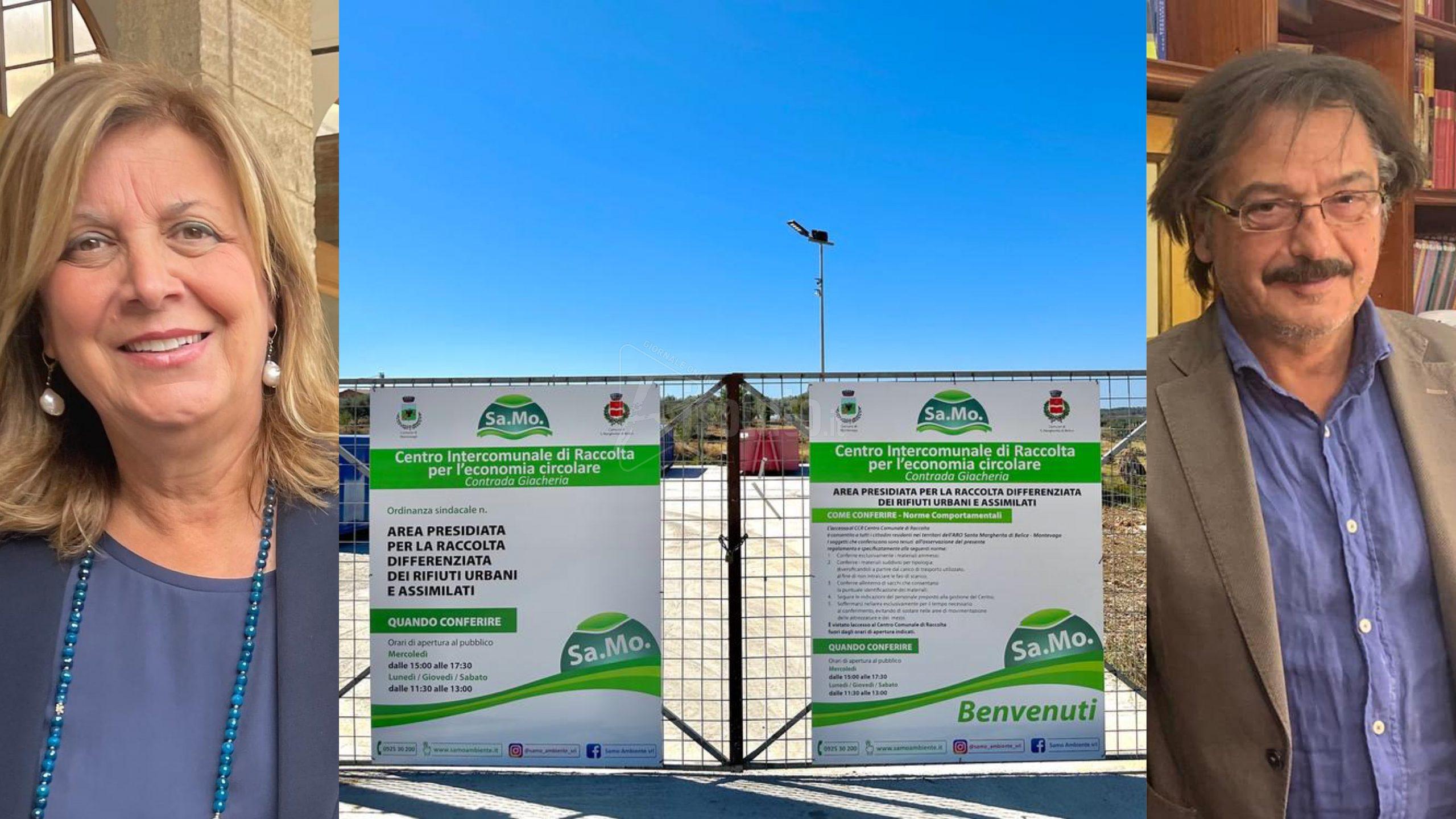 Santa Margherita e Montevago finanziano con propri fondi il centro di raccolta per l'economia circolare