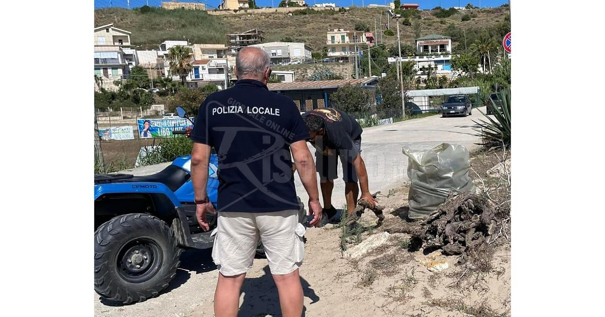 Azione concreta contro i falò a Menfi, legna sequestrata