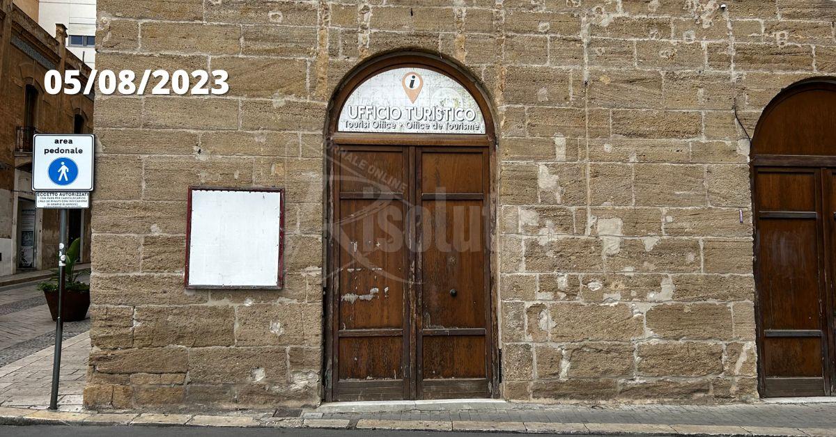 A 10 giorni dal Ferragosto chiuso l’ufficio Turistico di Sciacca