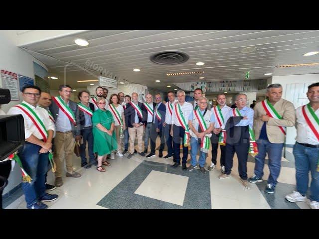 Sit- in dei sindaci agrigentini per la sanita': "Non è una protesta, noi siamo i cittadini" (Video)