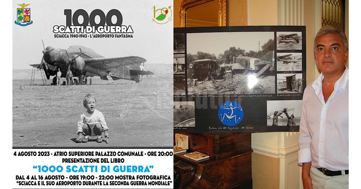Nicola Virgilio presenta a Sciacca i suoi "1000 scatti di guerra" con l'"Aeroporto Fantasma"