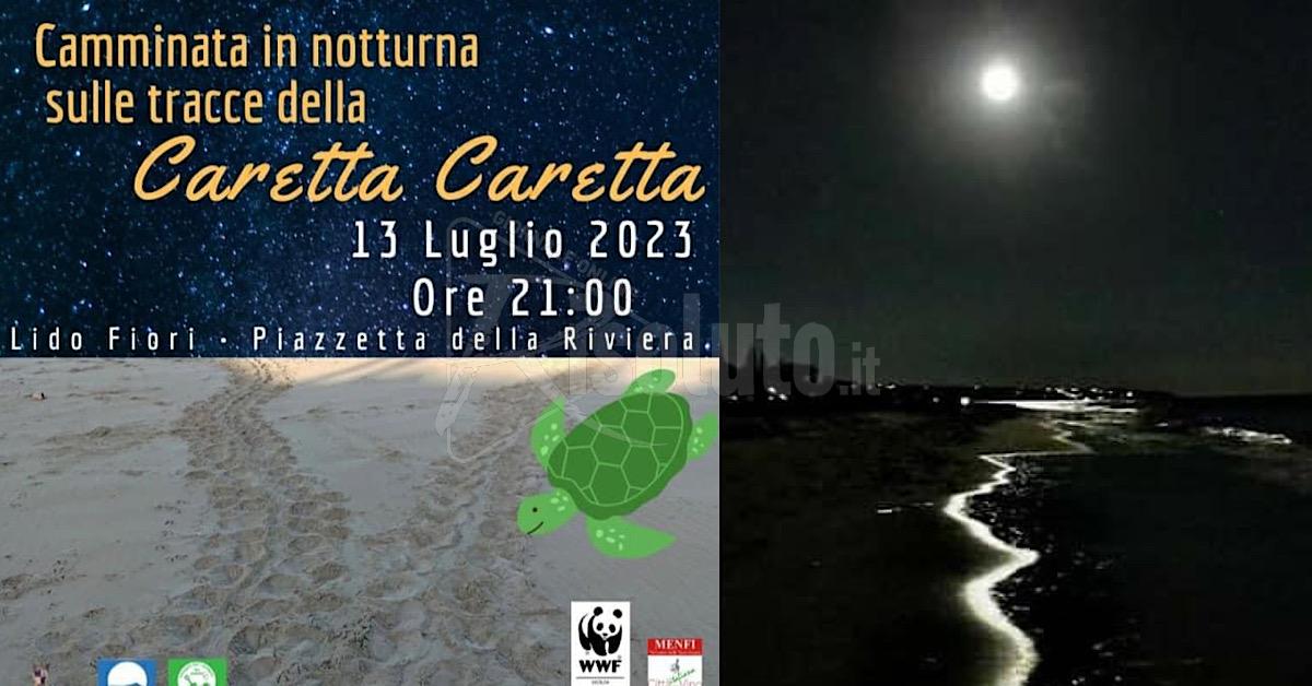Camminata in notturna sulle tracce della “Caretta caretta” a Lido Fiori di Menfi