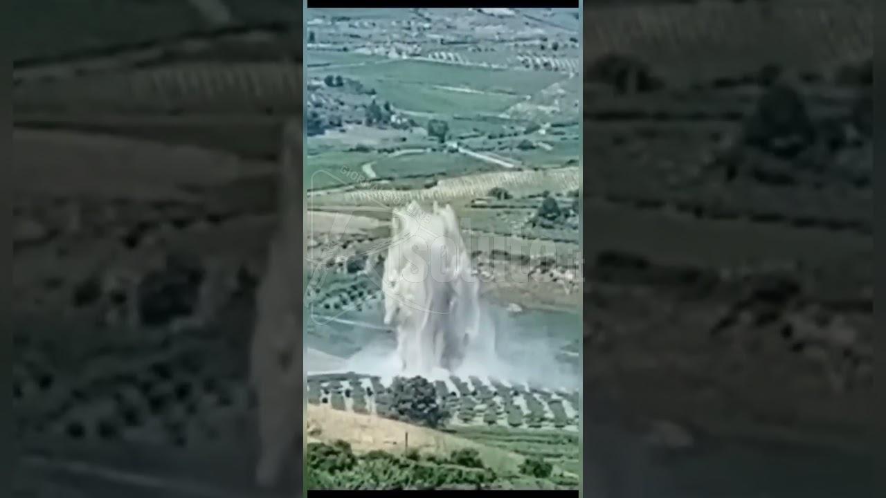Esplode condotta idraulica ad alta pressione, chiuso un tratto della Statale 188 (Video)