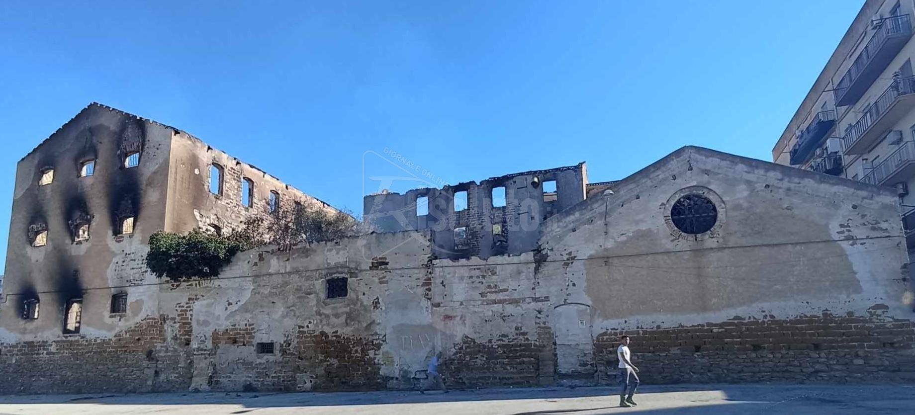 Fiamme fino alle 3 di questa mattina al Mulino Saccense
