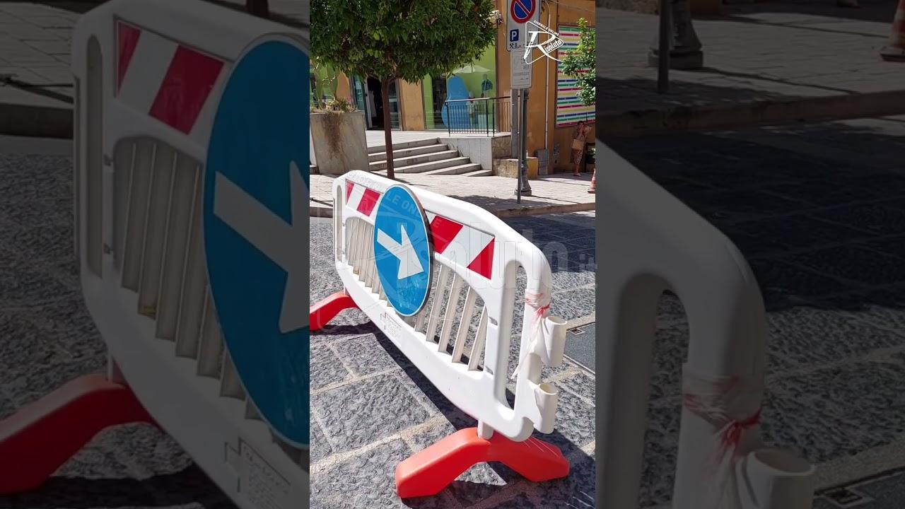 Area pedonale in via Roma, il sindaco Termine: "Miglioriamo la vivibilità di Sciacca" (Video)