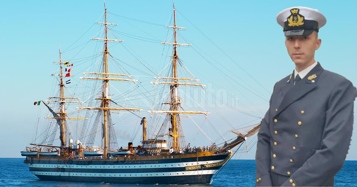 Un allievo ufficiale di Sciacca a bordo della Vespucci per il giro del mondo.