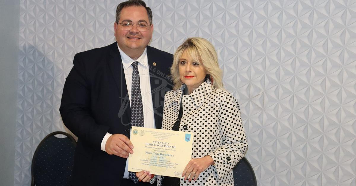Giacomo Cortese presidente della decima circoscrizione del Distretto 108yb Lions Sicilia